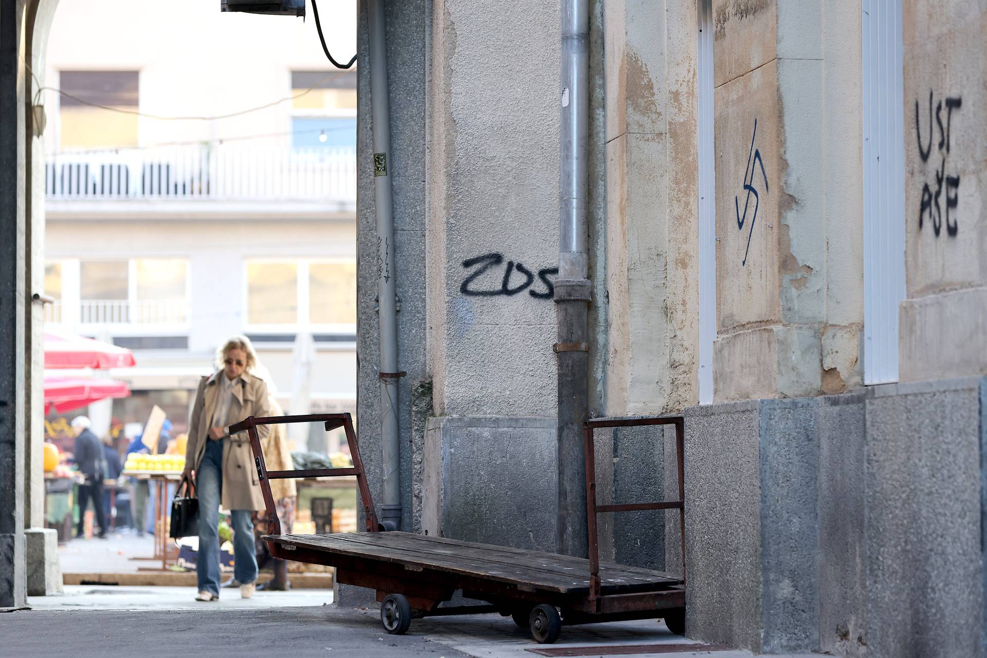 Zagreb:  Neprimjereni grafiti u centru grada