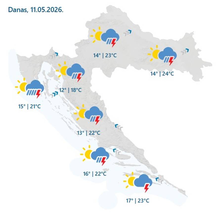 Stiže jače pogoršanje vremena