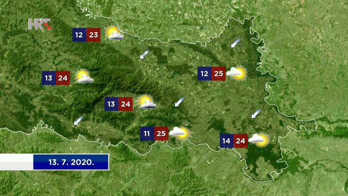 Sljedećih dana sunčano uz rast temperature, jutra hladnija