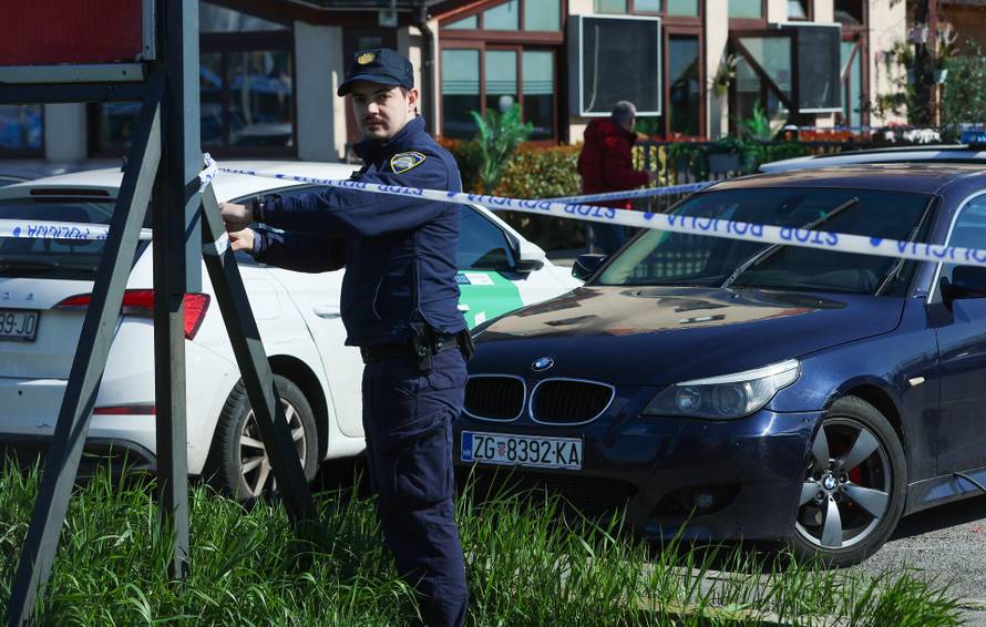 Zagreb: Policijski očevid u Dubravi gdje je jutros došlo do pucnjave