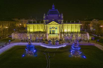 Pogledajte koliko prekrasno Advent u Zagrebu izgleda iz zraka i u čemu možete uživati