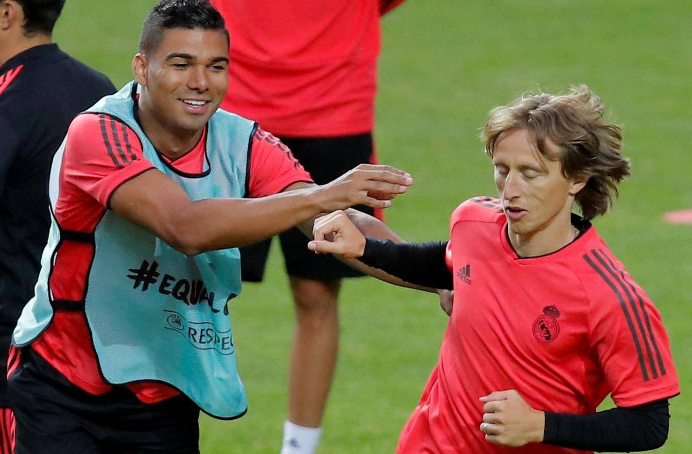 UEFA Super Cup - Real Madrid Training