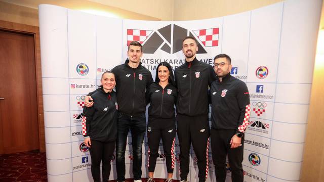 Zagreb: Konferencija za medije povodom odlaska seniorske karate reprezentacije na Svjetsko prvenstvo u Dubai