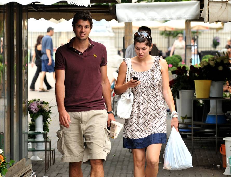 Zagreb: Mario An?i? sa sestrom Sanjom u šetnji gradom