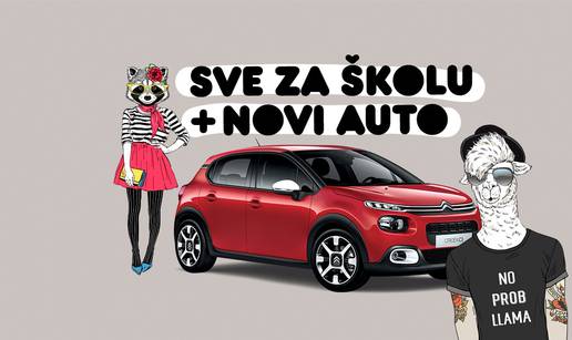 Opremite djecu za školu i osvojite novi Citroën C3!