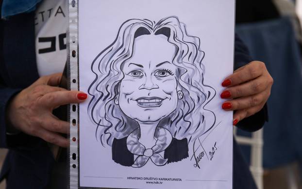 Zagreb: Hrvatsko društvo karikaturista održalo javno crtanje brzopoteznih portretnih karikatura