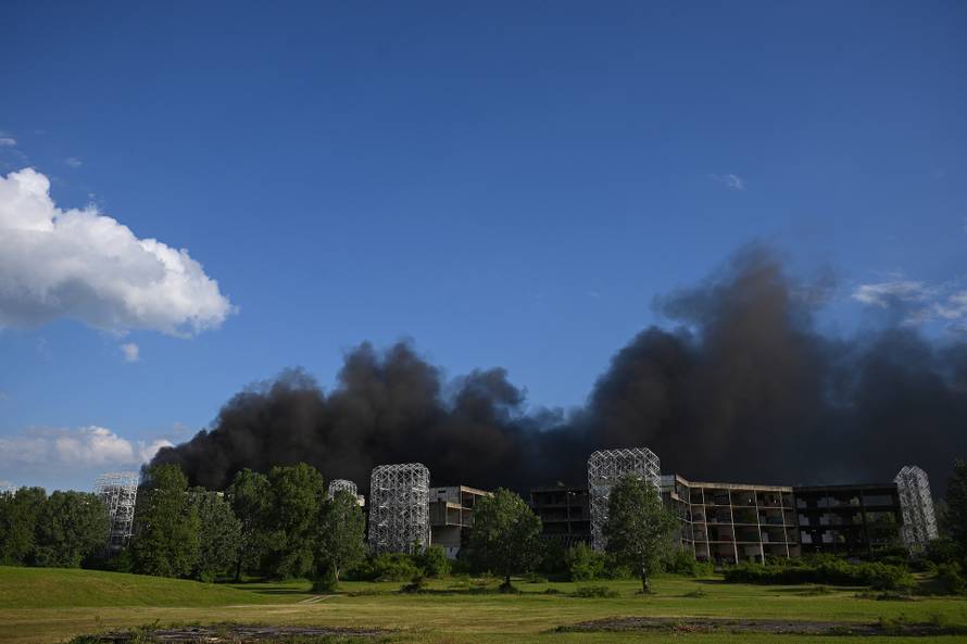 Zagreb: Buknuo požar kod sveučilišne bolnice 