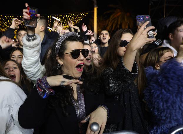 Split: Doček Nove godine na Rivi