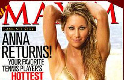 Anna Kournikova skinula se za naslovnicu Maxima