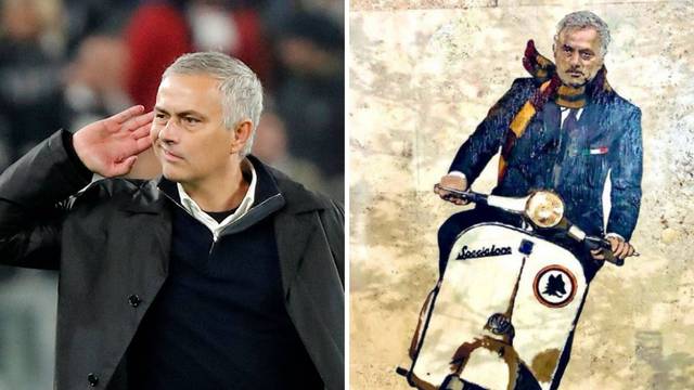 Kakvo poštovanje: Mourinho već dobio svoj mural u Rimu