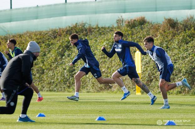 FOTO Hajdukovce u Španjolskoj dočekali idealni uvjeti. Gattuso s kapom 'dirigirao' igračima