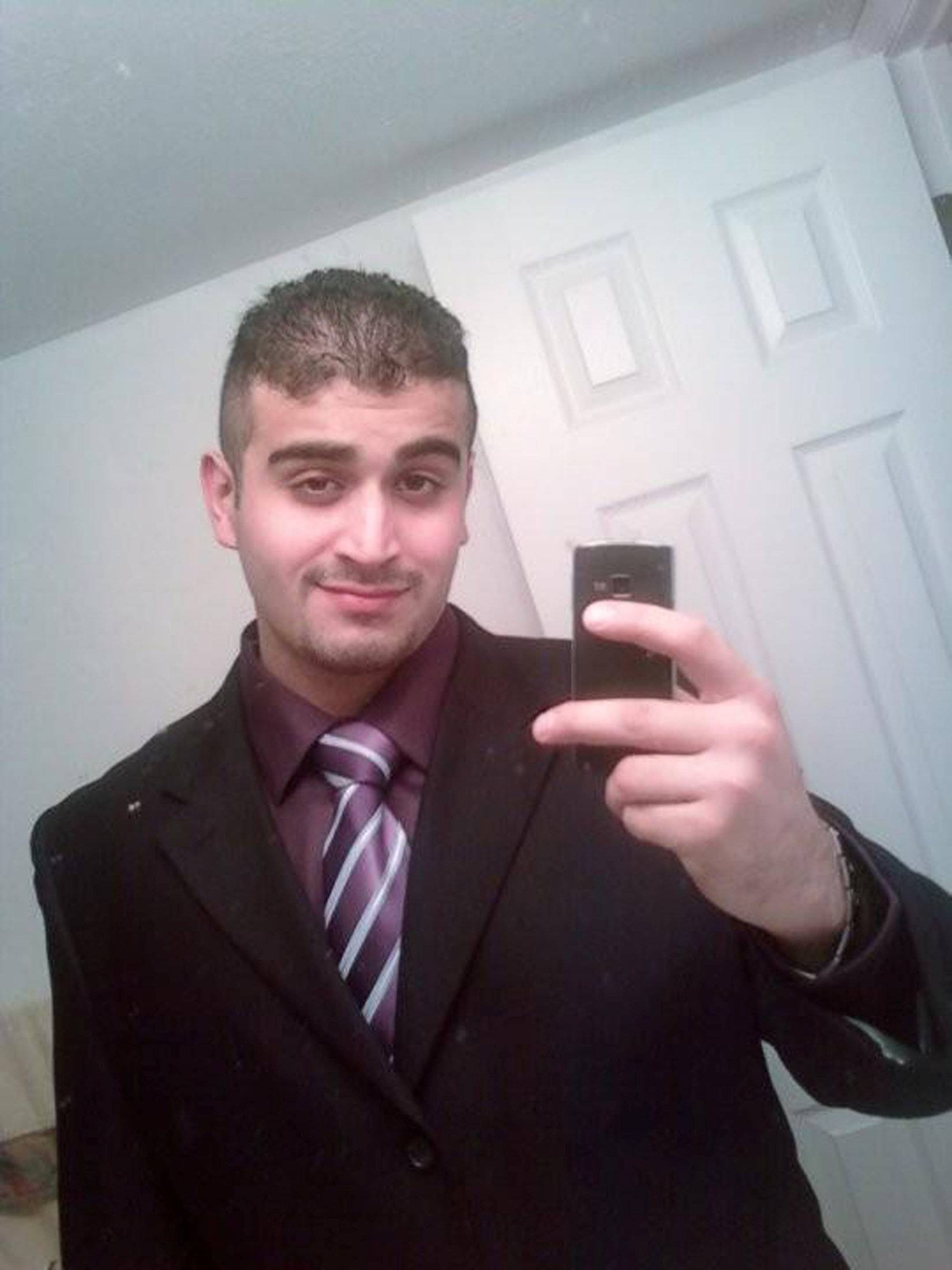 Undated photo from a social media account of Omar Mateen