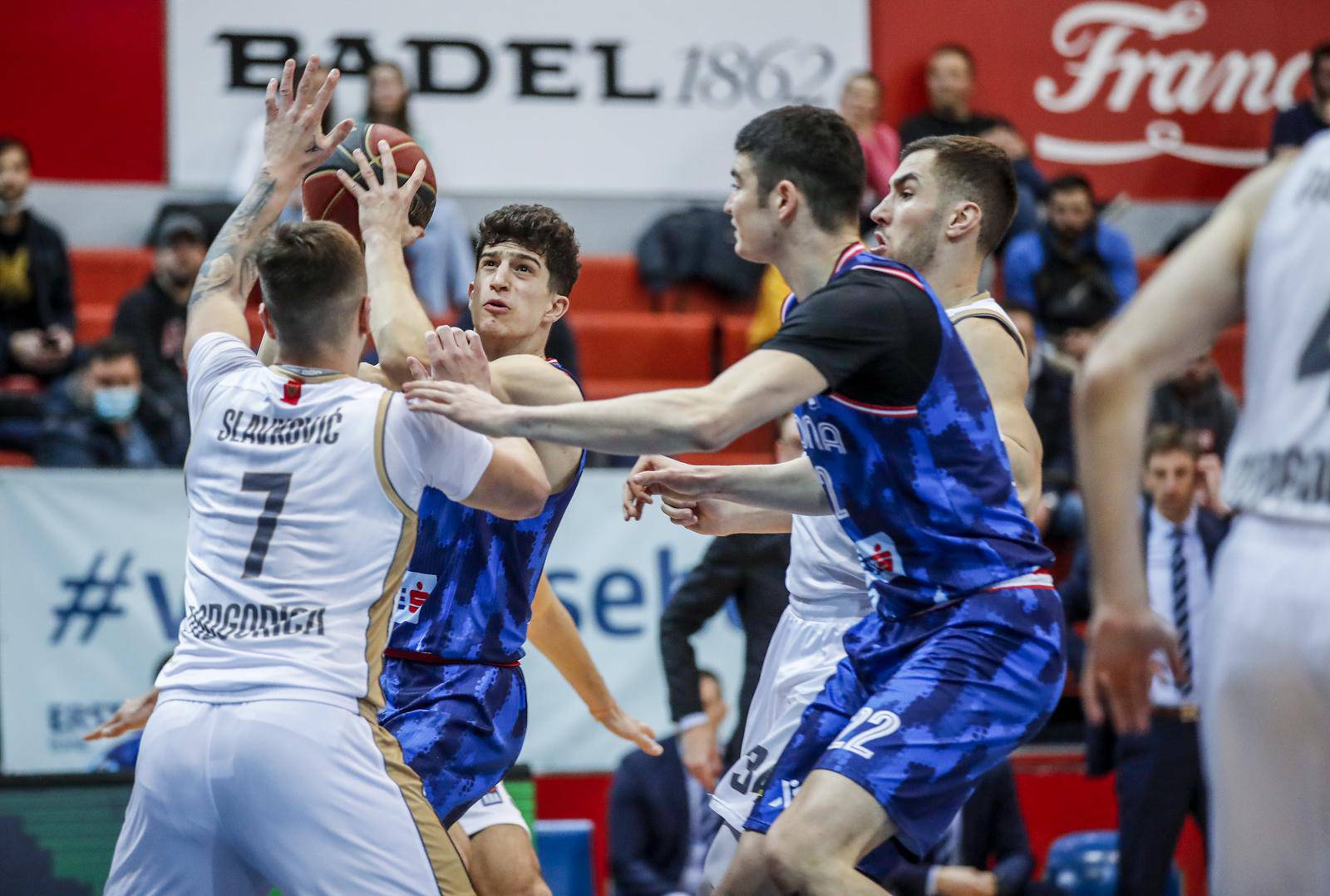 Zagreb: AdmiralBet ABA liga, 18. kolo, KK Cibona - KK SC Derby