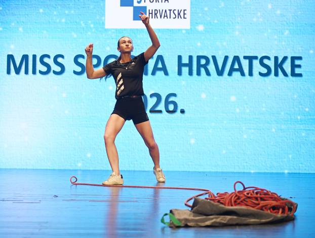 FOTO Špaga, skok, kolut! Evo kako se zagrijavaju djevojke u finalu izbora za Miss sporta