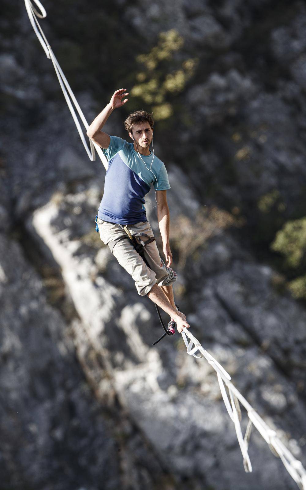 Imotski: Slackline iznad Modrog jezera