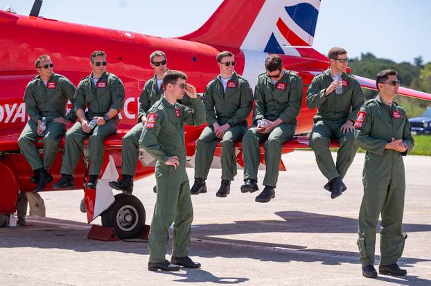 Zadar: Krila Oluje i akrobatska grupa Britanskog ratnog zrakoplovstva predstavili letačke programe