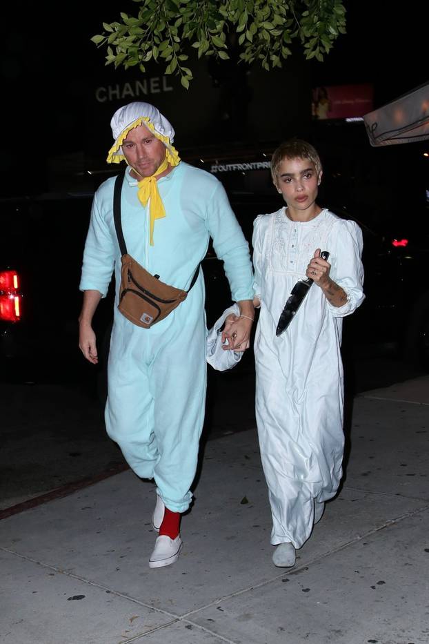 Channing Tatum and Zoë Kravitz Attend Kendall Jenner’s Halloween Party