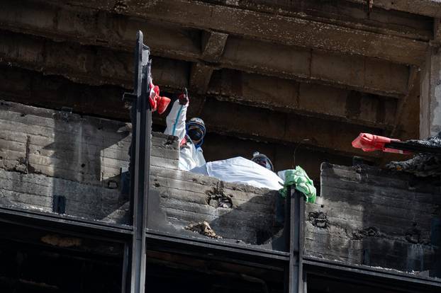 Uklanjanje azbesta s nebodera Vjesnik