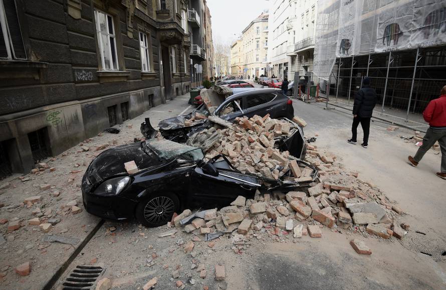 Zagreb: Posljedice potresa u centru grada