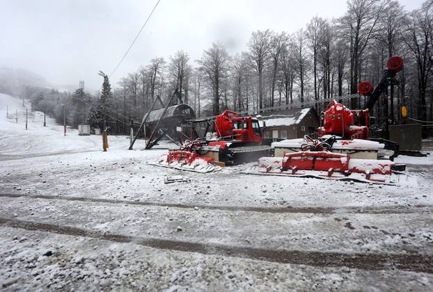 Na Platku je pao snijeg
