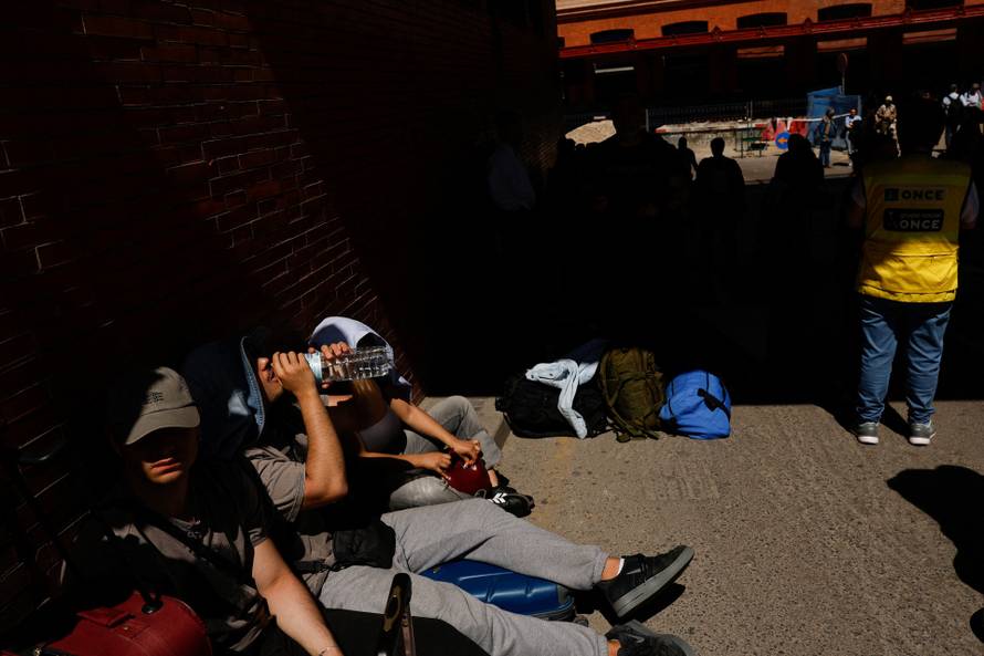 Power outage in Madrid