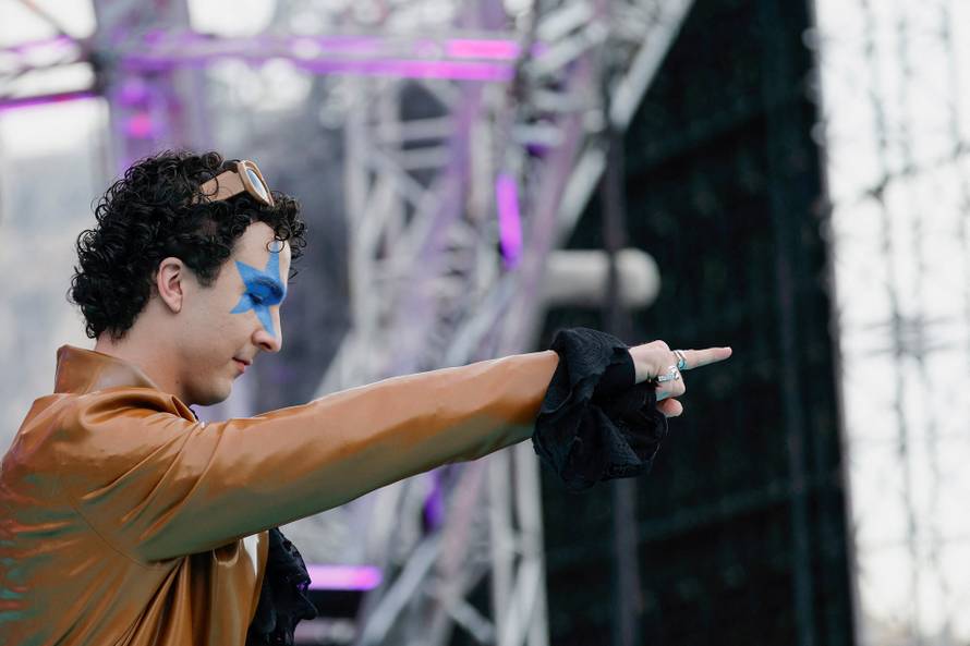 Eurovision Song Contest's 'Turquoise Carpet' event in Vienna