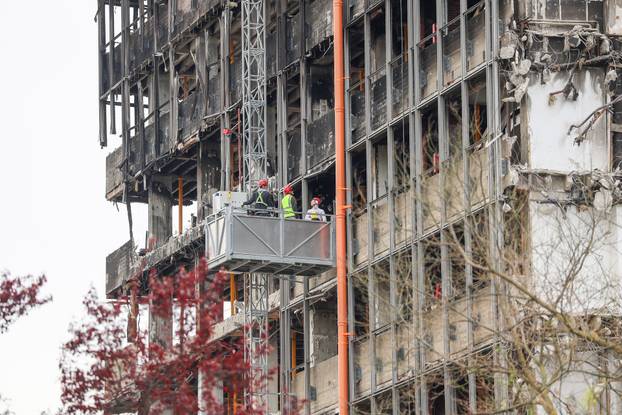 Zagreb: Nastavlja je rušenje zgrade Vjesnika