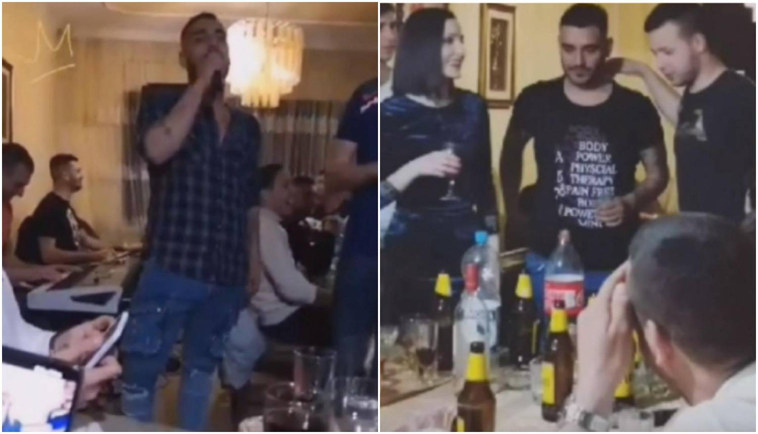 'Procurile' fotografije: Darko Lazić pjevao na korona partyju