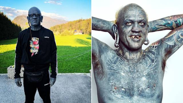 Najtetoviraniji na svijetu: Prvu tetovažu napravio je sa samo 16, a sada je prekrio čak i kapke