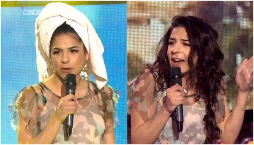 Nastupala s ručnikom na glavi i 'fulala' tekst: Meni je bilo top