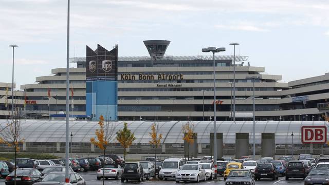 General view of the terminal at Cologne/Bonn airport near Cologne