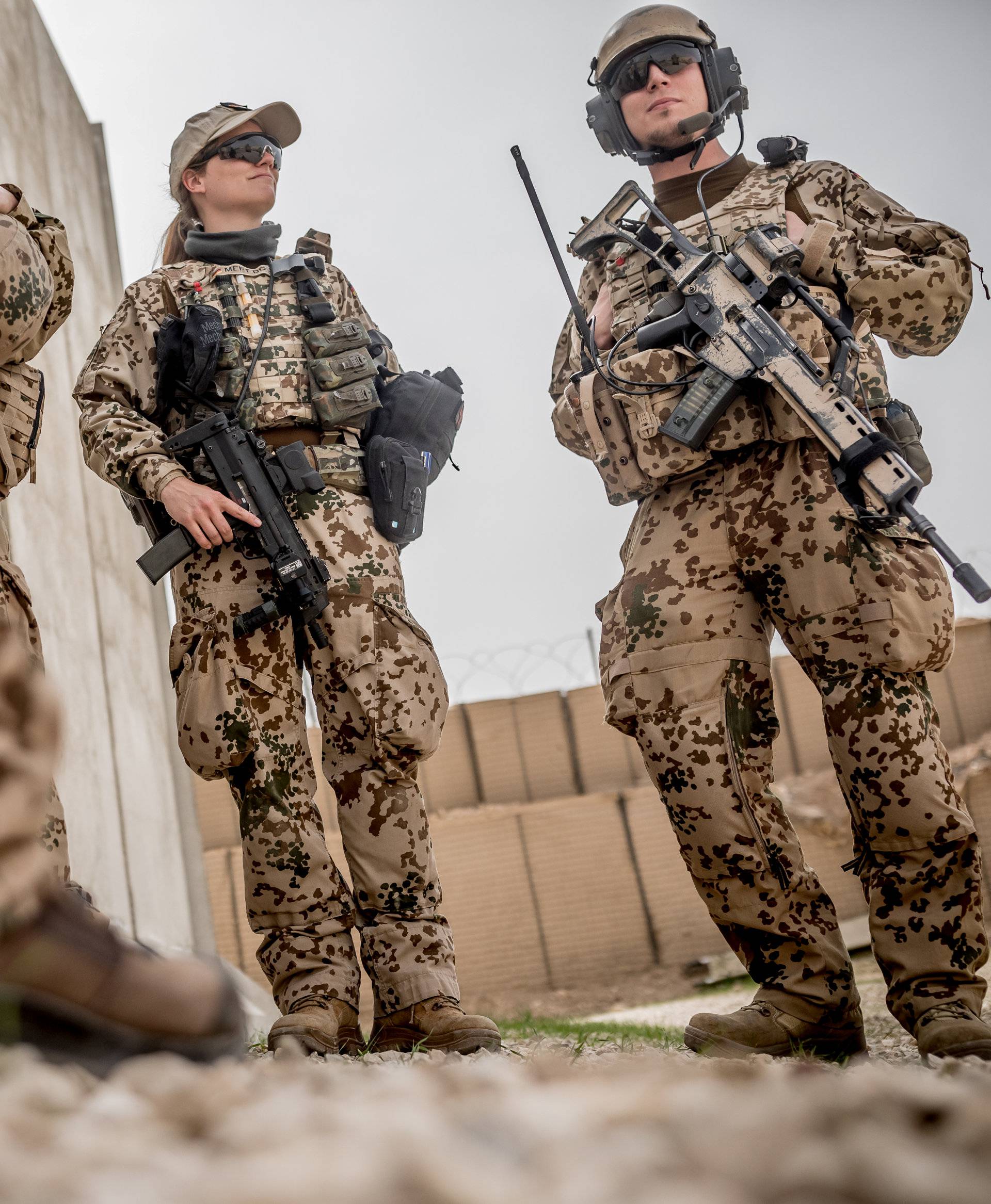 German Defence Minister Ursula von der Leyen visits troops in Afghanistan
