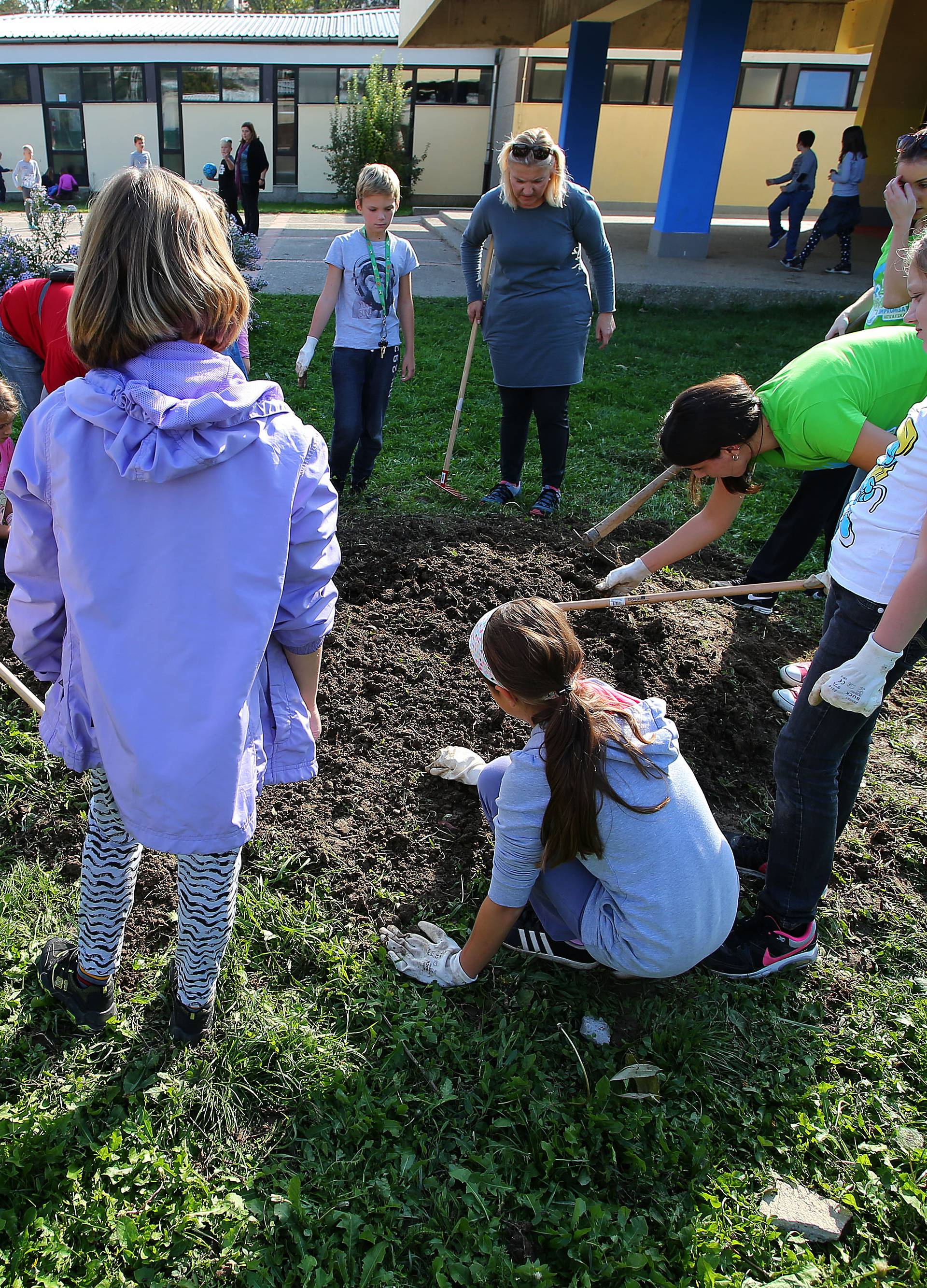 Studenti su pomagali starijima čistiti stanove i sadili cvijeće