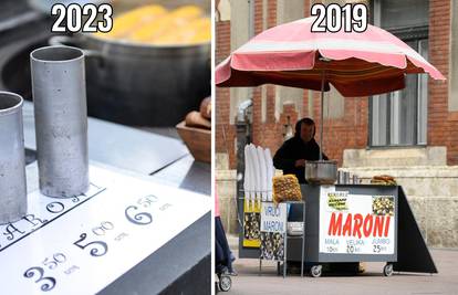 I cijene pečenih kestena otišle u nebo: Mala porcija je 3,5 eura, a pogledajte koliko je bila 2019.