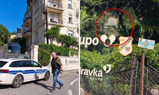 FOTO Divljaci u Opatiji bacali bengalke na prozore Slavenovih igrača! Razbili i staklo autobusa