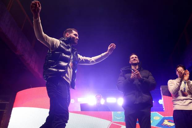 Rijeka: Doček za brončane rukometaše Tina Lučina, Verona Načinovića, Filipa Glavaša, Dinu Slavića