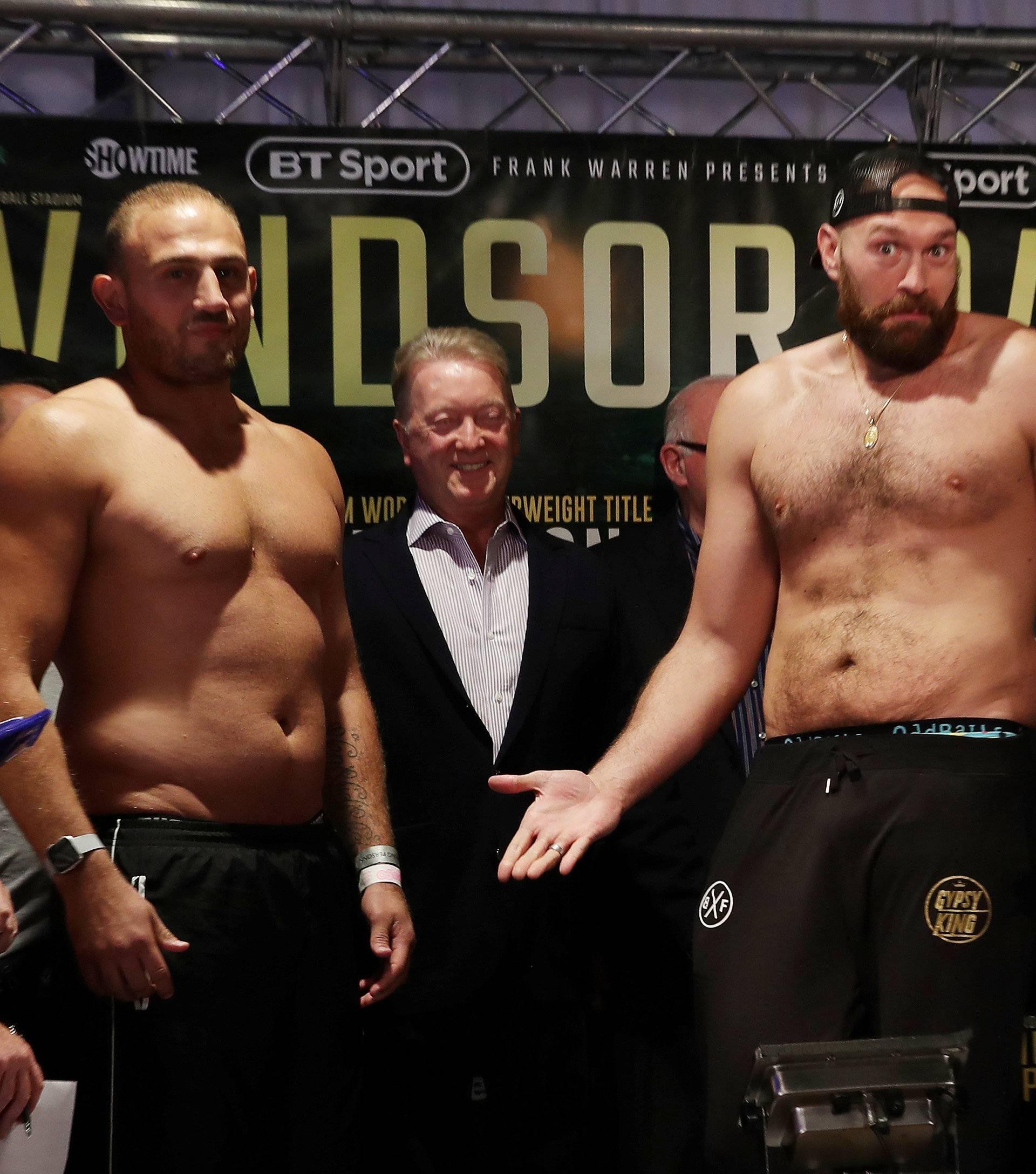 Carl Frampton v Luke Jackson & Tyson Fury v Francesco Pianeta Weigh-In