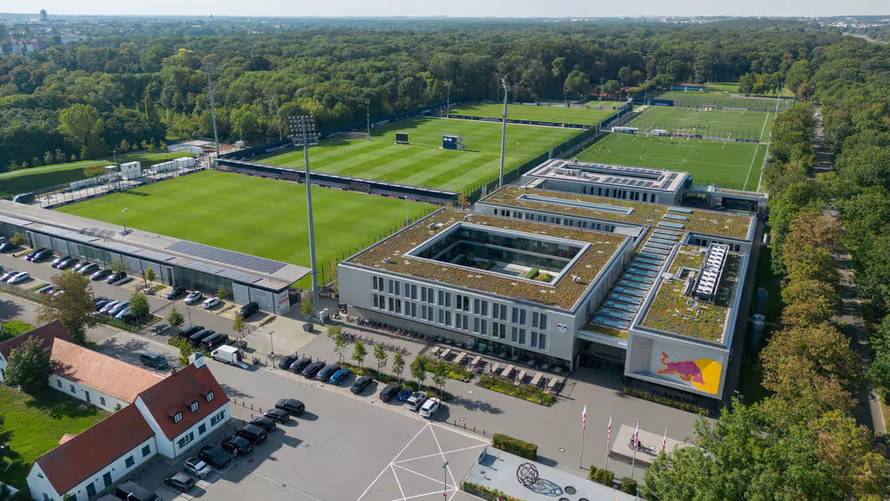 Kompleks RB Leipziga iz zraka