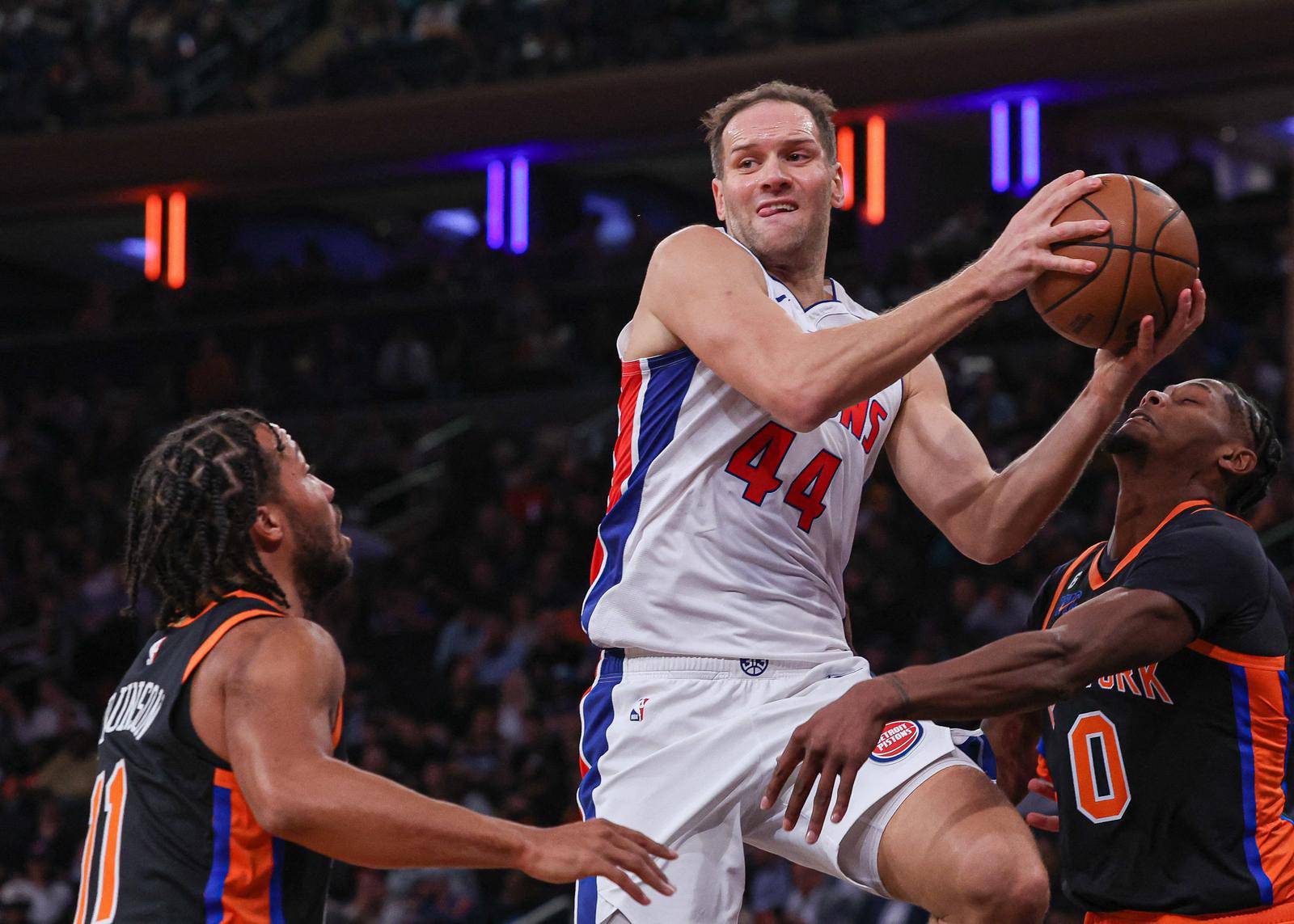 NBA: Detroit Pistons at New York Knicks