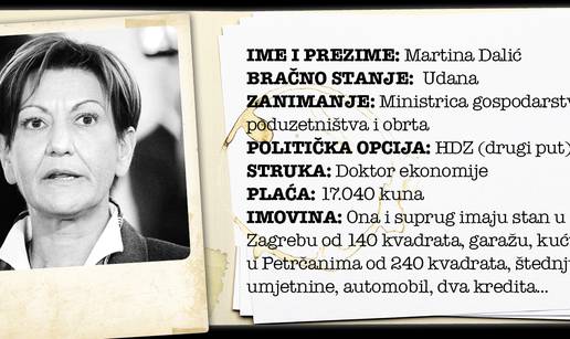 Najbogatija ministrica: Stan im ima 140, a kuća 240 kvadrata