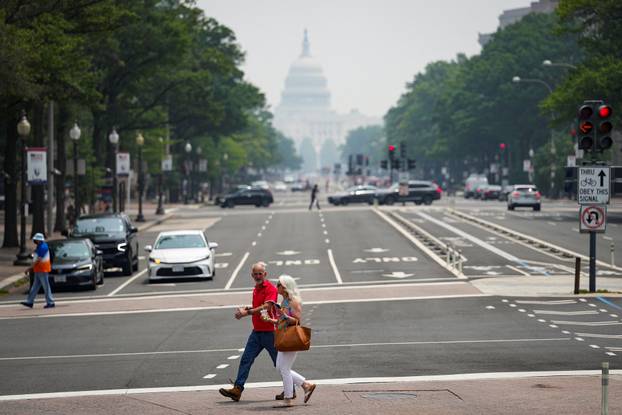 Canadian Wildfire Smoke in Washington DC