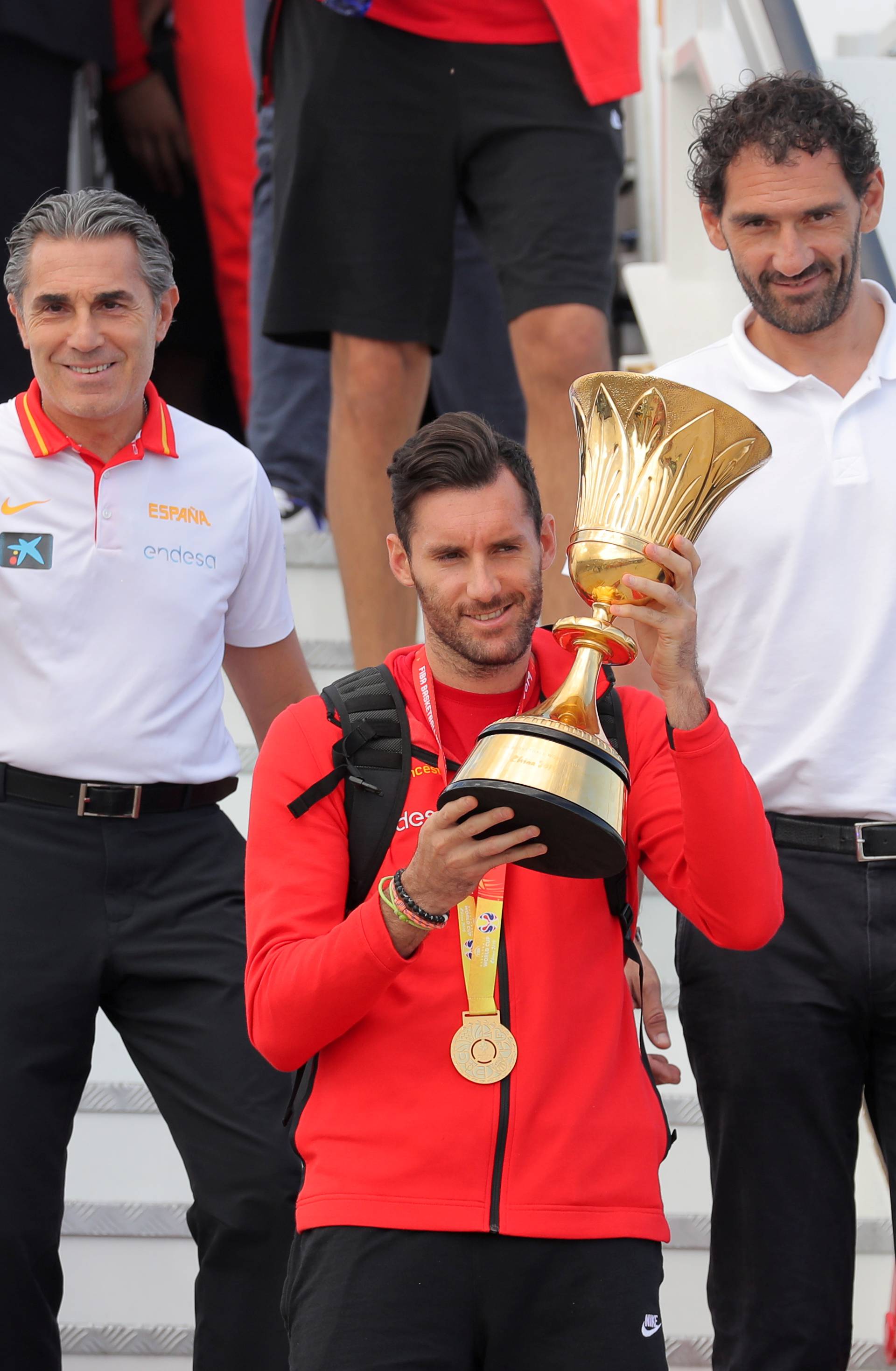 Spain celebrate their Basketball World Cup Win in Madrid