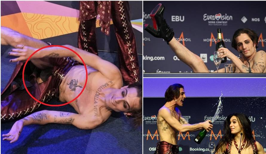 Talijan divljao na presici: Puzao i dizao štikle pa pokazao gaćice