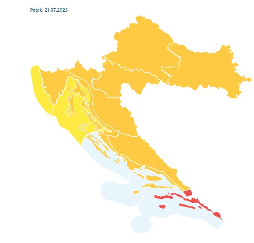 Nova upozorenja DHMZ-a: Žuti alarm na snazi  i za Zagreb zbog nevremena. Sutra opet opasno