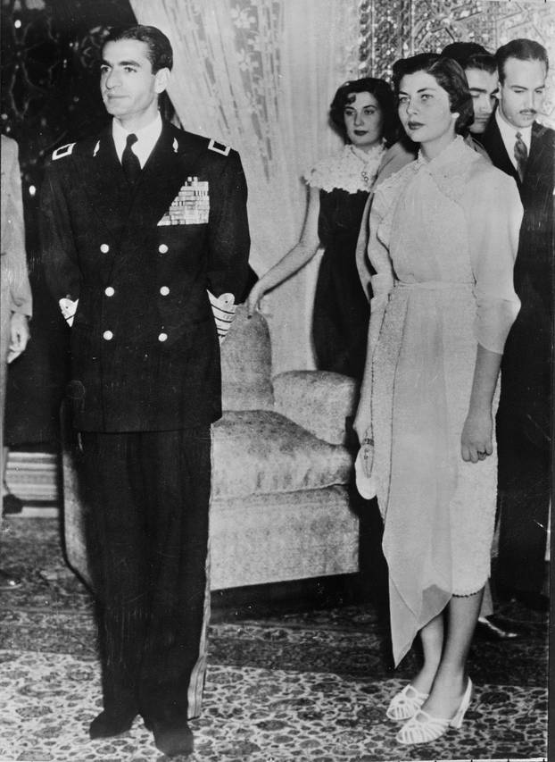 Schah Resa Pahlewi + Soraya / Foto 1950