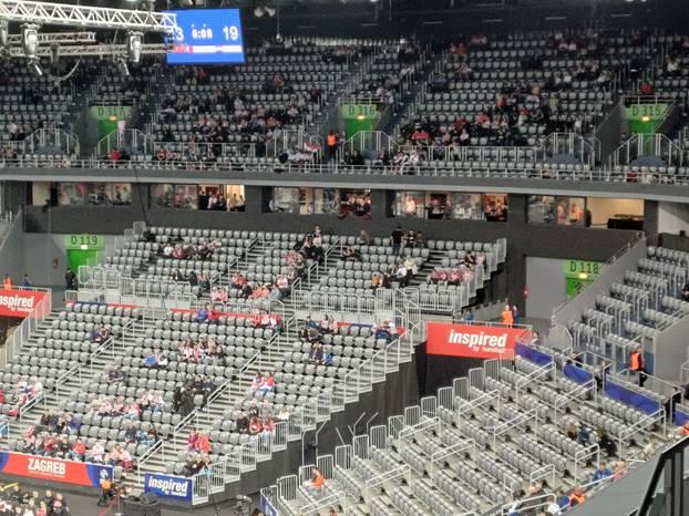 FOTO Ovako je Arena Zagreb izgledala utakmicu prije drugog nastupa Hrvatske na SP-u