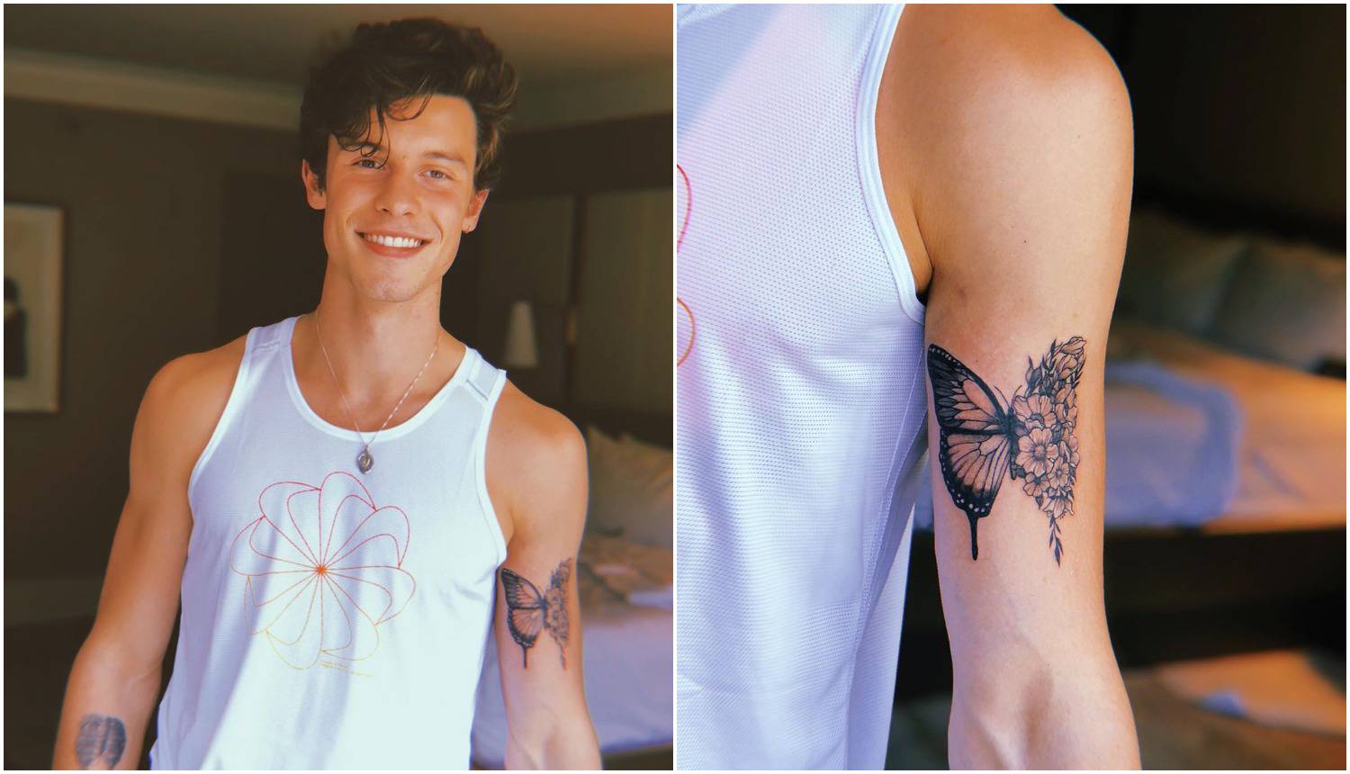 Shawn sluša obožavatelje: Na lijevoj ruci tetovirao je leptira