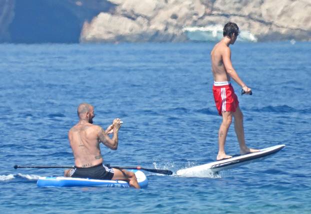 ARHIVA - 2023. David Beckham uživa u moru kod Lopuda