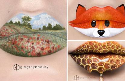 Usne pretvara u umjetnost: Sa šminkom crta prava remek djela