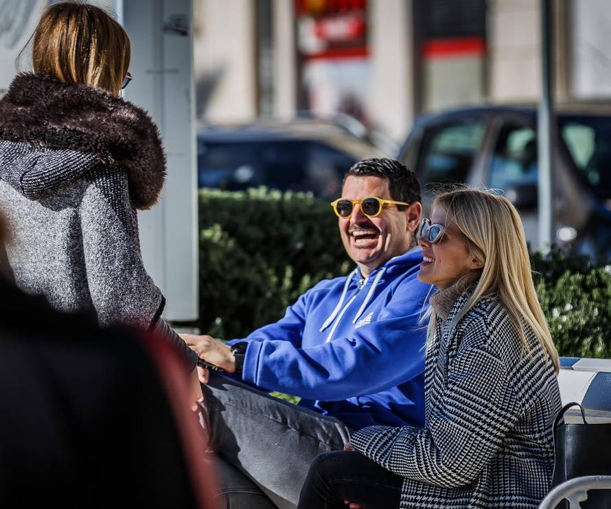 Split: Peco i Silvija na rivi uživali na suncu